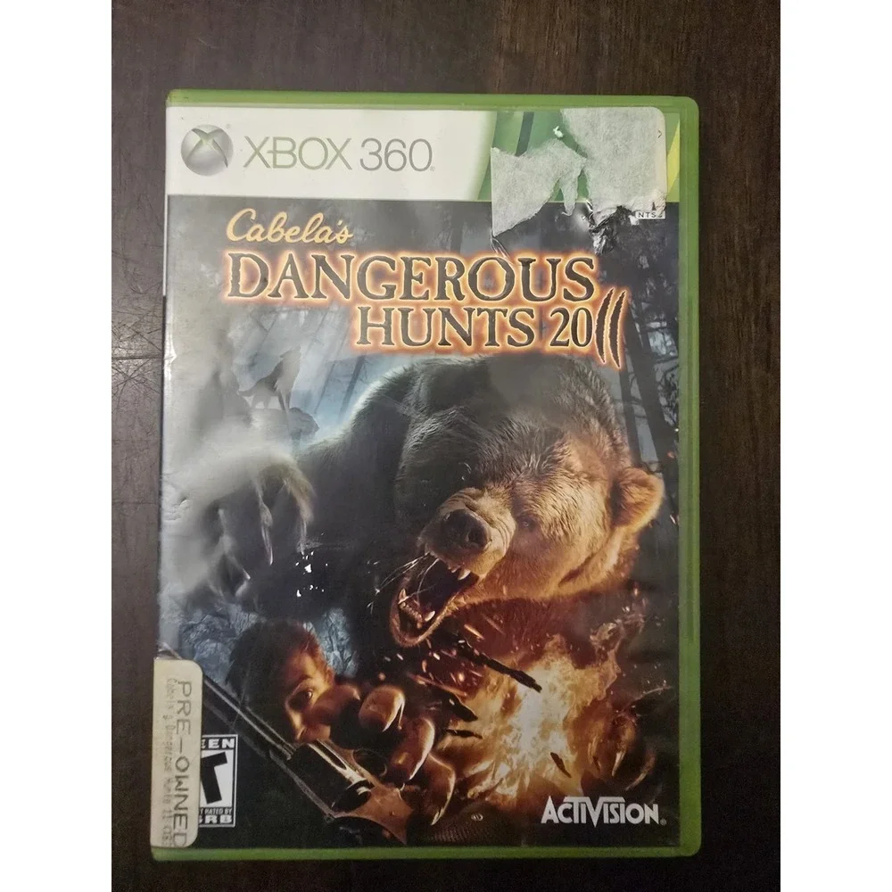 Cabela's Dangerous Hunts 2011 (Microsoft Xbox 360, 2010) CIB, Original‎ Label